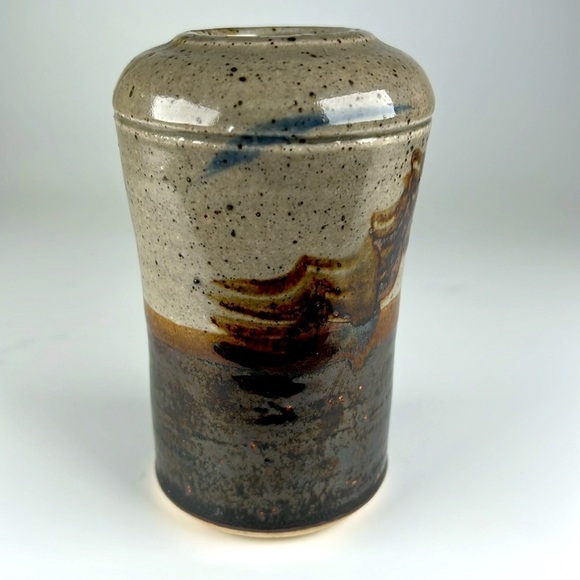 John Glick Plum Tree Pottery Vase - Picture 2 of 9